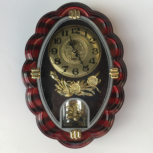 CLOCK, Wall Mount - Chinese Style